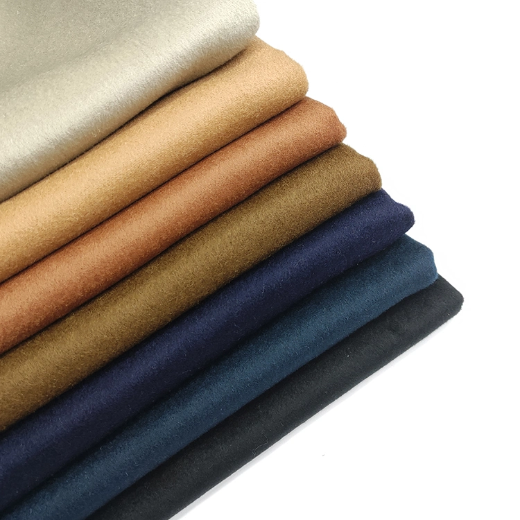 100%Wool Double Sided Smooth Wool Fabric in Stock
