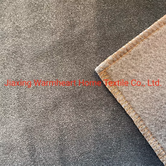 Printed Knitted Velvet in Stock Fleece Fabric Automotive Material Upholstery Cloth for Furniture (P183)